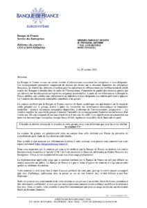 Cotation Banque de France